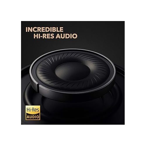  Soundcore by Anker Life Q30 Hybrid Active Noise Cancelling Headphones with Multiple Modes, Hi-Res Sound, Custom EQ via App, 40H Playtime, Comfortable Fit, Bluetooth, Multipoint Connection