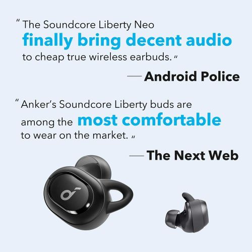  [아마존 핫딜] Upgraded, Anker Soundcore Liberty Neo True Wireless Earbuds, Pumping Bass, IPX7 Waterproof, Secure Fit, Bluetooth 5 Headphones, Stereo Calls, Noise Isolation, One Step Pairing, Spo