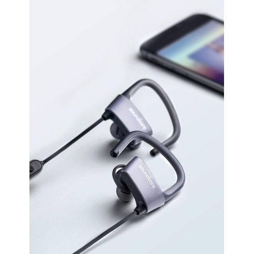  [아마존 핫딜]  [아마존핫딜]Soundcore Arc Bluetooth Kopfhoerer, Bluetooth 4.1 Kabellose Sport Kopfhoerer mit IPX5 Wasserdichte/ 10 Stunden Akkulaufzeit/ anpassbaren EarHooks, fuer Trainings, Joggen, Fitnessstudi