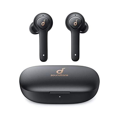  Anker Soundcore Life P2 True Wireless Earbuds with 4 Microphones, CVC 8.0 Noise Reduction, Graphene Driver, Clear Sound, USB C, 40H Playtime, IPX7 Waterproof, Wireless Earphones fo