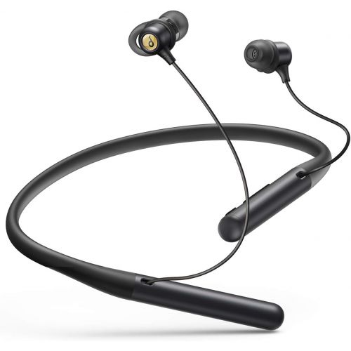 Anker Soundcore Life U2 Bluetooth Neckband Headphones with 24 H Playtime, 10 mm Drivers, Crystal-Clear Calls with CVC 8.0, USB-C Fast Charging, Foldable & Lightweight Build, IPX7 W