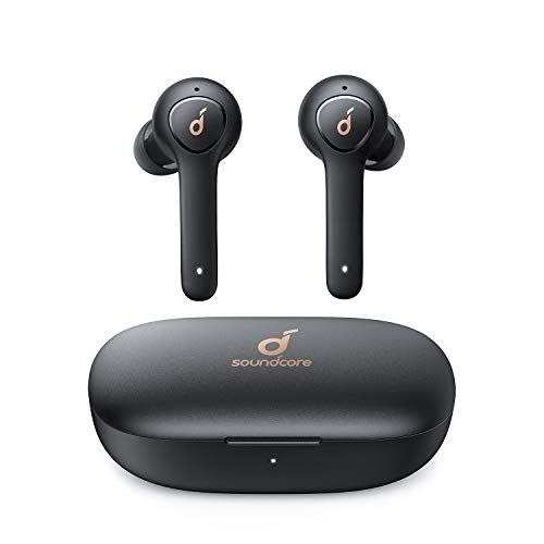  Anker Soundcore Life P2 True Wireless Earbuds with 4 Microphones, CVC 8.0 Noise Reduction, Graphene Driver, Clear Sound, USB C, 40H Playtime, IPX7 Waterproof, Wireless Earphones fo