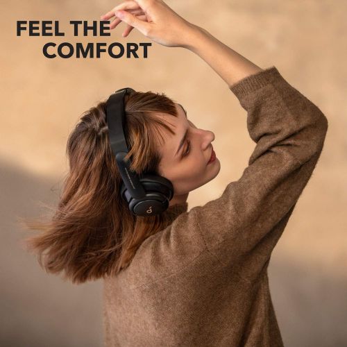  Soundcore by Anker Life Q30 Hybrid Active Noise Cancelling Headphones with Multiple Modes, Hi-Res Sound, Custom EQ via App, 40H Playtime, Comfortable Fit, Bluetooth Headphones, Mul