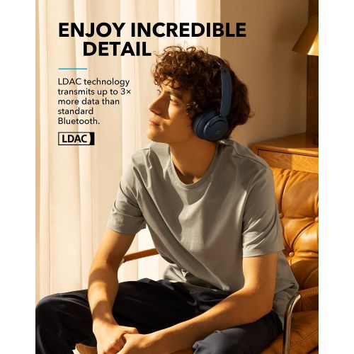  Soundcore by Anker Life Q35 Multi Mode Active Noise Cancelling Headphones, Bluetooth Headphones with LDAC for Hi Res Wireless Audio, 40H Playtime, Comfortable Fit, Clear Calls (Obs