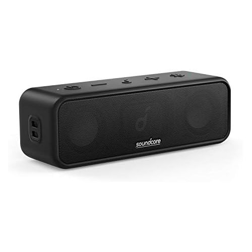  [아마존베스트]-Service-Informationen Soundcore 3 Pcs Bluetooth Speakers by Anker with Stereo Sound, Titanium Membrane Audio Driver, PartyCast, BassUp, 24 Hour Battery, IPX7 Water Protection, Custom EQ, for Home, Outdo