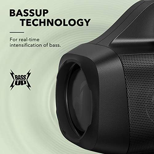  [아마존베스트]Anker Soundcore Motion Boom Outdoor Bluetooth Speaker with Titanium Audio Drivers, BassUp Technology, IPX7 Water Protection, 24H Battery, with Carrying Strap, Ideal for Outdoors, G
