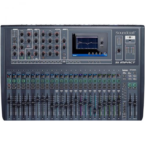  Soundcraft},description:Drawing on over 40 years experience in live sound mixing, Si Impact brings the latest digital mix innovations together with the unrivalled sound quality of