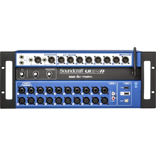  Soundcraft Ui24R 24-Channel Digital Mixer / Multitrack USB Recorder with Wireless Control