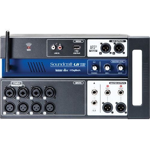  Soundcraft Ui12 12-Input Remote-Controlled Digital Mixer