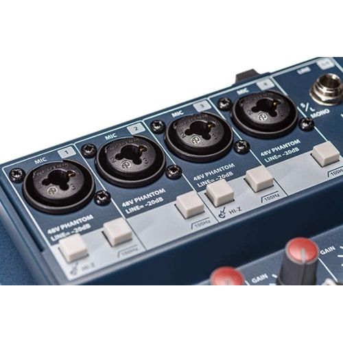  Soundcraft Notepad-8FX Small-format Analog Eight-Channel Mixing Console with USB I/O and Lexicon Effects (5085984US)