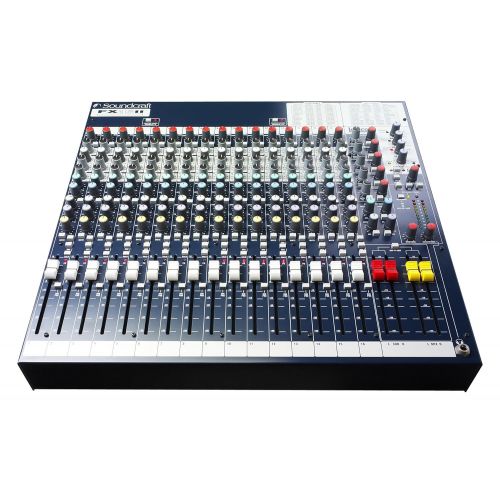 Soundcraft FX16ii Compact 16-Channel LiveRecording Audio Mixer with Effects