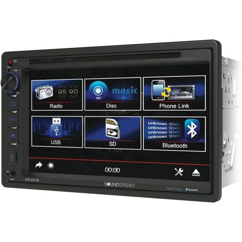  [아마존베스트]VR-651B - Soundstream in-Dash 2-DIN 6.5