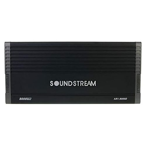  Soundstream AR1.8000D Arachnid Series 8000W Class D Monoblock Amplifier,BLACK