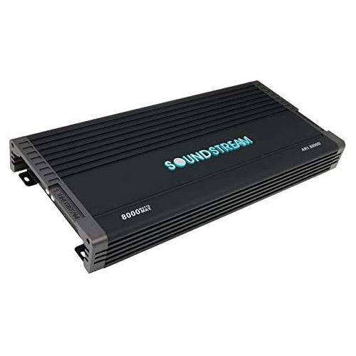  Soundstream AR1.8000D Arachnid Series 8000W Class D Monoblock Amplifier,BLACK