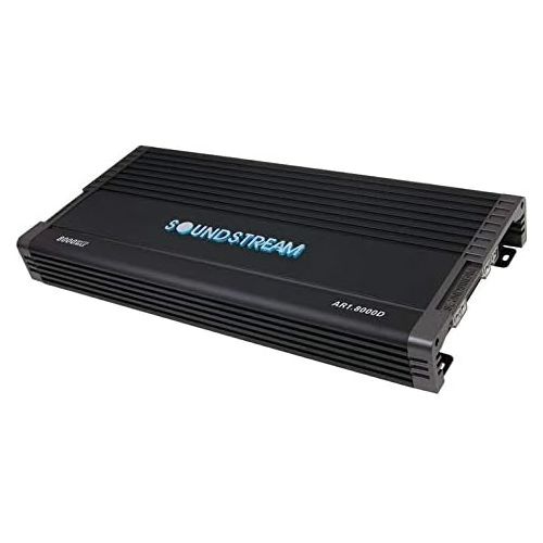  Soundstream AR1.8000D Arachnid Series 8000W Class D Monoblock Amplifier,BLACK