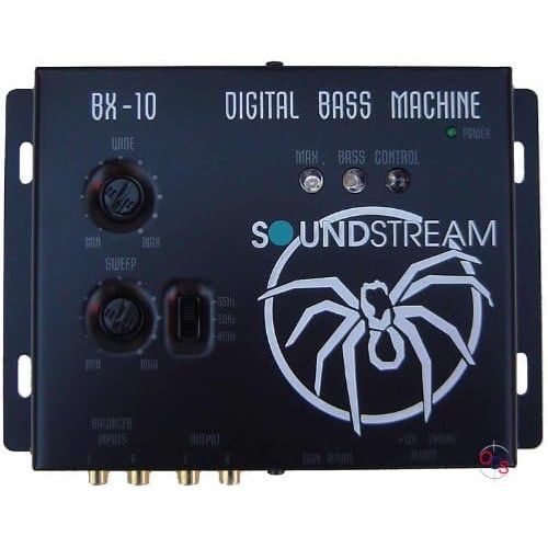  Soundstream BX-10 Digital Bass Reconstruction Processor with Remote,Black