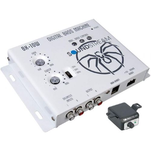  Soundstream BX-10W Digital Bass Reconstruction Processor with Remote (White)