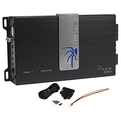  Soundstream Picasso Nano Series PN1.450D 900 Watts Peak450 Watts RMS Monoblock Class D Motorcycle Amplifier With Remote Gain Control