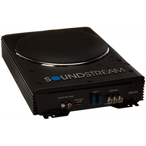  Soundstream USB-8A 8-Inch Powered Subwoofer Slim Enclosure