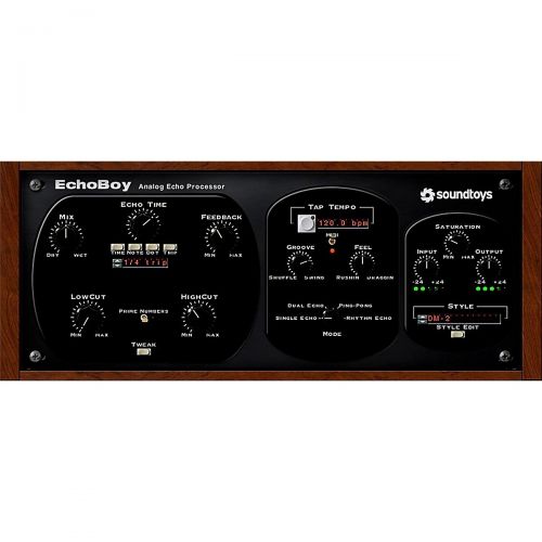  Soundtoys},description:EchoBoy wraps decades of echo device history and new forward-thinking features into one versatile effect that will find its way into every corner of your mix