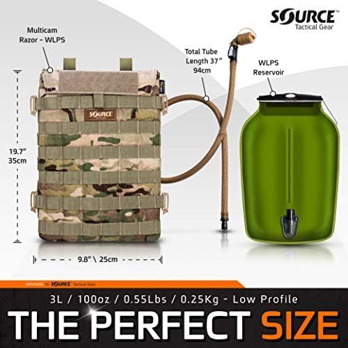  [아마존베스트]Source Tactical Razor Advance Mobility 3-Liter Hydration Pack