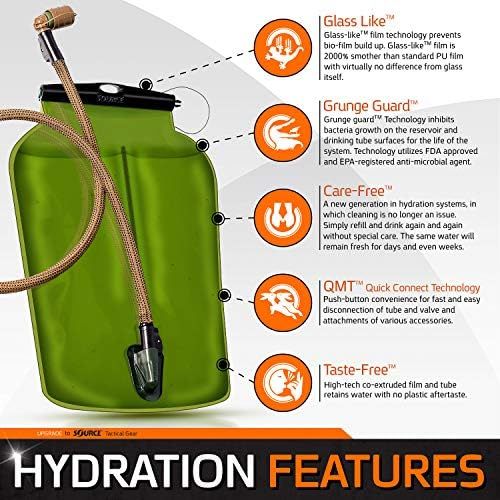  [아마존베스트]Source Tactical Razor Advance Mobility 3-Liter Hydration Pack