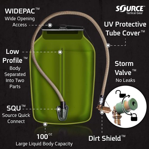  [아마존베스트]Source Tactical Razor Advance Mobility 3-Liter Hydration Pack