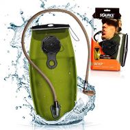 Source Hydration Bladder WXP - 3 Liter (100oz) Water Bladder with High Flow Storm Valve - Featuring All Hydration Technology Advantages (4305530003)