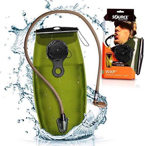  Source Hydration Bladder WXP - 3 Liter (100oz) Water Bladder with High Flow Storm Valve - Featuring All Hydration Technology Advantages (4305530003)