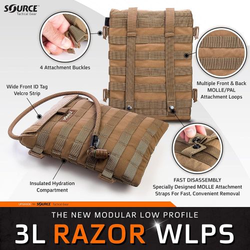  Source Tactical Razor Advance Mobility 3-Liter Hydration Pack