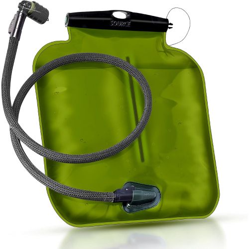  Source Hydration Bladder Kit- ILPS Low Profile - 3 Liter (100oz) Water Bladder with High Flow Storm Valve and UTA Universal Tube Adapter for Rapid Bladder Refill