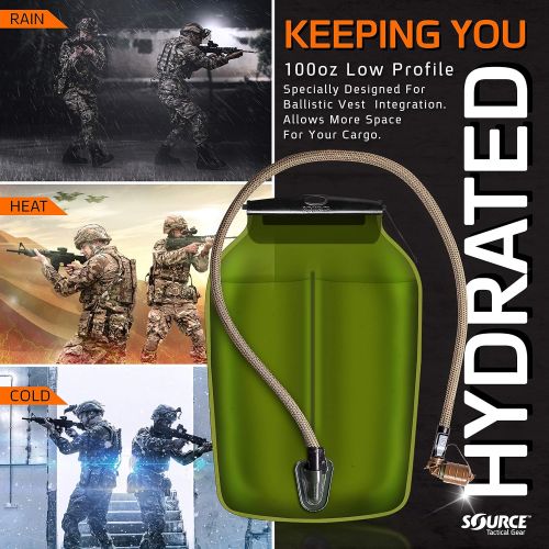  Source Tactical Gear 3L Widepac Low Profile Hydration Reservoir