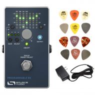 Source Audio SA170 Programmable EQ Guitar Effects Pedal Bundle with 9V Power Supply and Dunlop Variety Pick Pack