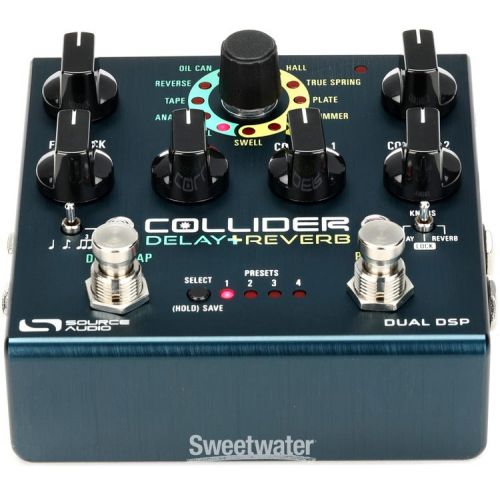  Source Audio Collider Stereo Delay+Reverb Pedal