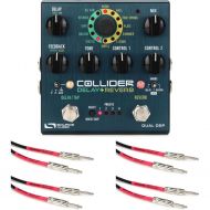 Source Audio Collider Stereo Delay+Reverb Pedal and Cable Bundle