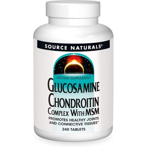 Source Naturals Glucosamine Chondroitin Complex with MSM, Promotes Healthy Joints and Connective Tissues, 240 Tablets
