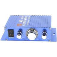 [아마존베스트]-Service-Informationen 2Pcs DC 12V 180W Car Blue Aluminium Mini HiFi Stereo Audio Amplifier