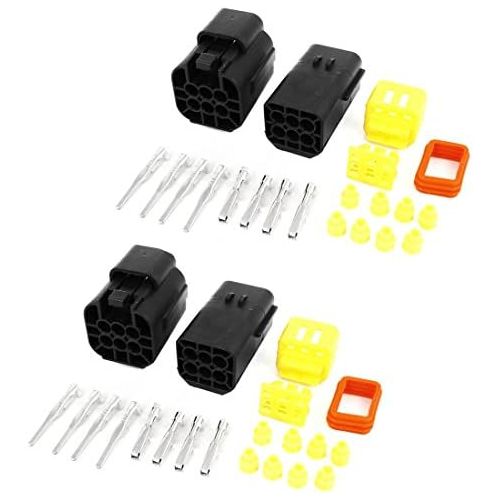  [아마존베스트]-Service-Informationen 2Set 6Way Sealed Waterproof Cable Connectors Plugs