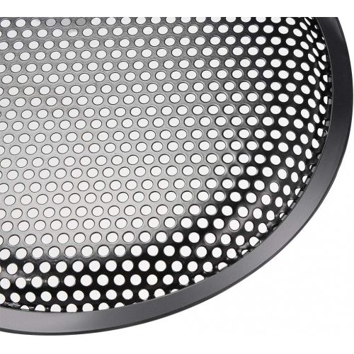  [아마존베스트]-Service-Informationen sourcing map 2x 15 inch speakers mesh decorative circle woofer protective film