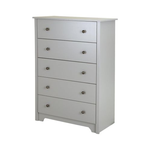  South Shore Vito 5-Drawer Chest, Soft Gray