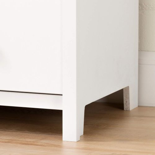  South Shore Little Smileys Changing Table with Removable Changing Station, Pure White