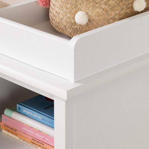  South Shore Little Smileys Changing Table with Removable Changing Station, Pure White