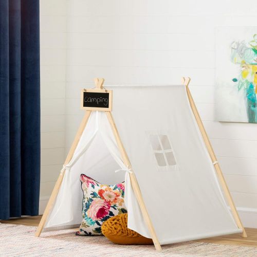  South Shore Sweedi Organic Cotton and Pine Play Tent with Chalkboard