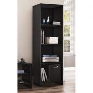 South Shore SoHo 3-Shelf Bookcase/Media Storage, Black