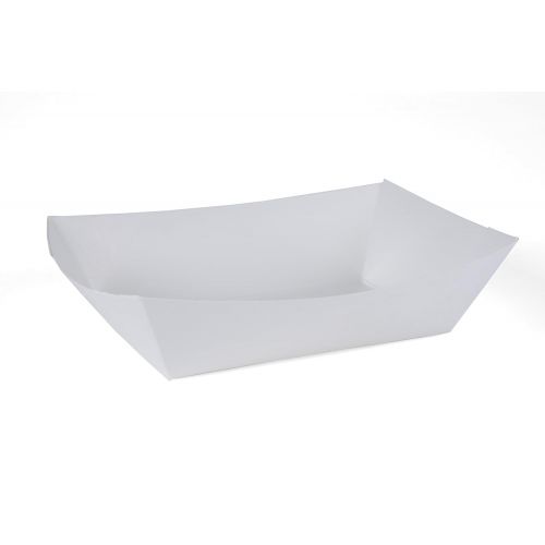  Southern Champion Tray 0556 #300 Paperboard Food Tray, 3 lb Capacity, White (Pack of 500)