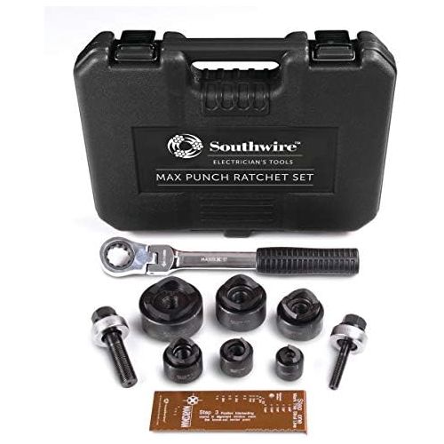  Southwire Tools & Equipment MPR-01SD Max Punch Ratchet Set with 12-Inch to 2-Inch Dies