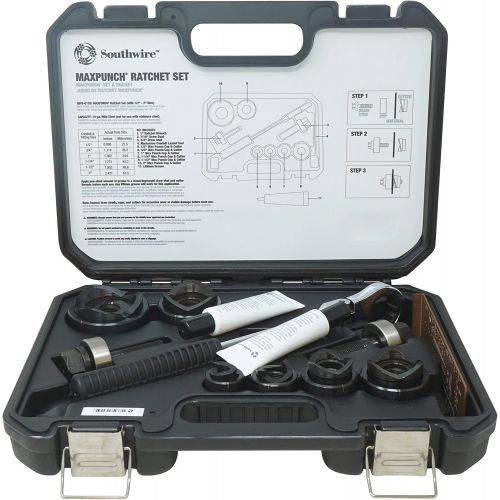  Southwire Tools & Equipment MPR-01SD Max Punch Ratchet Set with 12-Inch to 2-Inch Dies