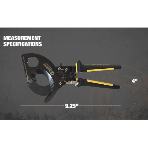  Southwire Tools & Equipment CCPR400 Ratcheting Cable Cutters With Comfort Grip Handles