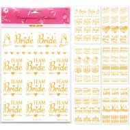 Sovereign-Gear Bachelorette Party Flash Tattoos - Team Bride Tattoo Favors & Wedding Party Decorations - Bridal...