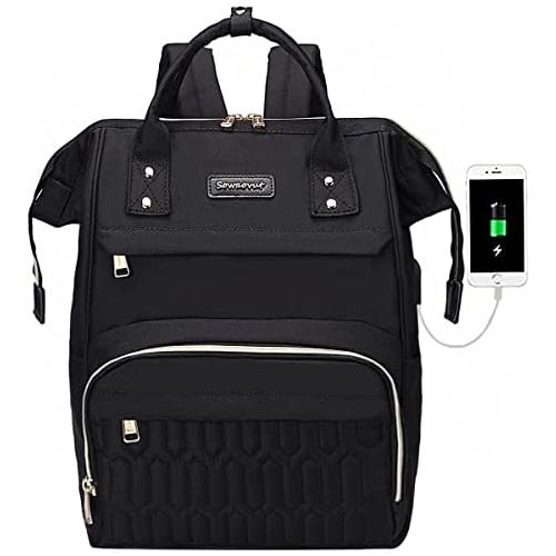  [아마존베스트]SOWAOVUT Laptop Backpack 15 Inch Casual Daypack Water Resistant Business Travel School Backpack for Women Men Student